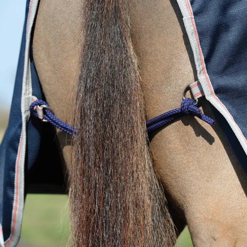 Weatherbeeta Essential Fleece Lined Quarter Sheet X-Small in Navy-1